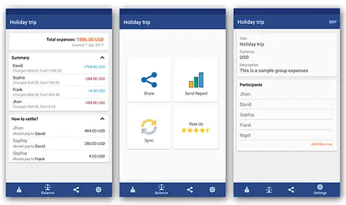 GROUP EXPENSE – TRACK & SPLIT EXPENSES